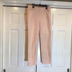 White House Black Market The Slim Ankle Pants Pink Sz 4 Casual Career Vacation